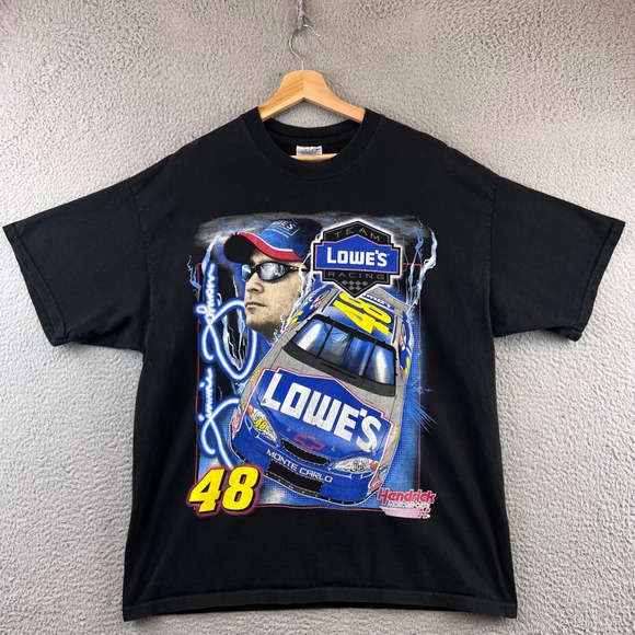 Del Sol T-Shirt Uomo Nascar – Jimmie Johnson #9 – Bianca – Taglia Small – 100% Cotone